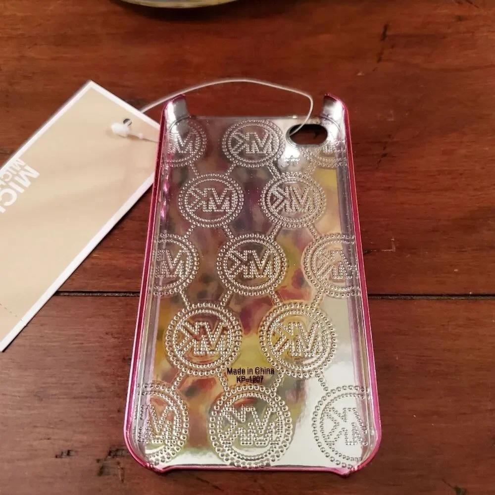 Michael Kors Metal PEONY iPhone Case Cover Fits iPhone NS